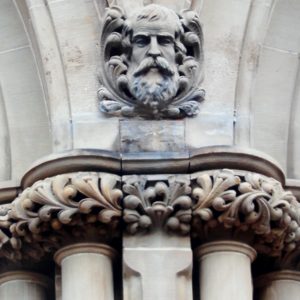 Church Head carving with Columns